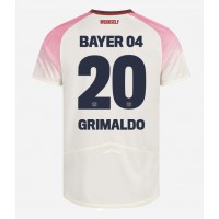 Stroje piłkarskie Bayer Leverkusen Alejandro Grimaldo #20 Koszulka Wyjazdowej 2025-26 Krótki Rękaw